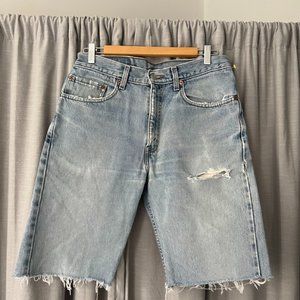 Vintage Levi's Denim Shorts Cut-offs size 32